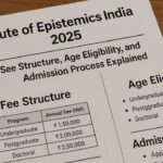 Institute of Epistemics India 2025: Fee Structure, Age Eligibility, and Admission Process Explained
