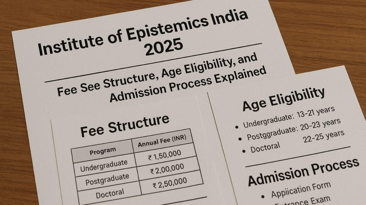 Institute of Epistemics India 2025